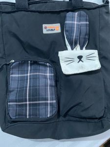 Black Bunny Tote Bag