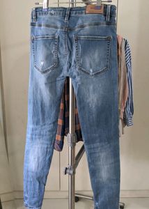 Stradivarius Regular High-waist Skinny Jeans