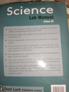 Class IX Science Lab Manual (CBSE)