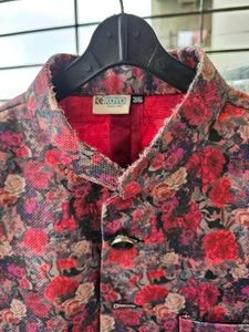 Floral Print Blazer