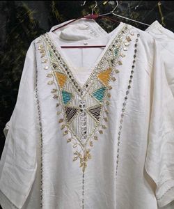 White Embroidered Salwar Kameez
