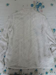 Dimraj AD white Net Shirt