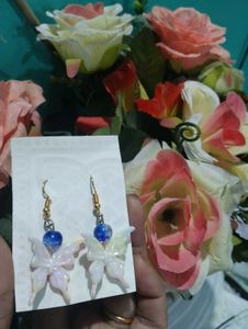 Handmade Butterfly Drop Earrings