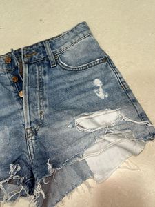 Vintage High Waist Denim Shorts