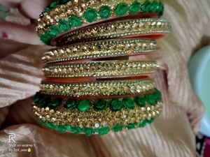 Green Bangle Set That Goes With Any Outfit ✨
