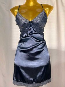 Lace Trimmed Satin Slip