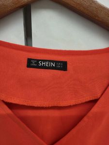 Chic Orange Mini Dress