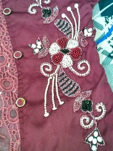 Elegant Ethnic Kurta Set hand work
