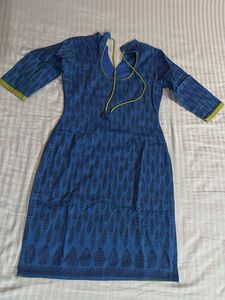 Blue Printed Kurta