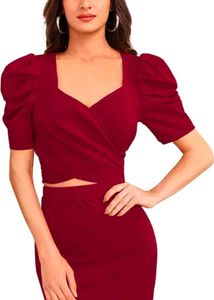 Burgundy Two-Piece Set