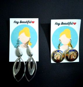 Earrings Bundle: Silver Balls & Unicorns