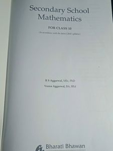 Class 10th Mathematics R S Aggarwal•VAggarwal Book