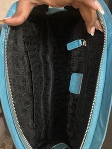 Christian Dior Blue Detective Handbag