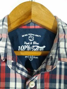 Multi Color Checks Shirt For Boy&#39;s