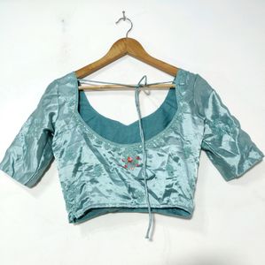 Teal Net Lehenga Choli ( Women)