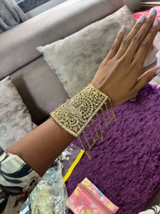 Gold Statement Cuff Bracelet