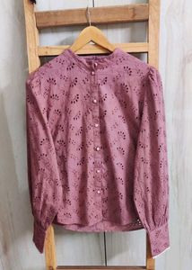 Embroidery Work Cotton Top Size-40