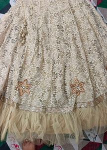Floral Lace Lehenga Skirt