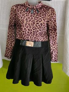 Leopard Print chanel dress