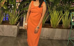 Sexy Midi Length Bodycon Dress