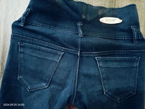 Navy Blue  High West Jeans
