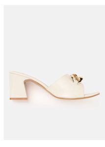 Carlton London Women Block Heels With Chain Detail
