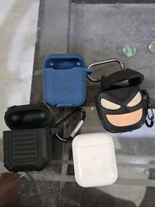 Apple Airpods 2nd Gen With 3 Cases Bundle