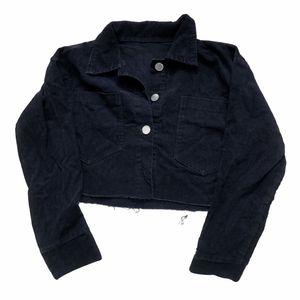Cropped Corduroy Jacket