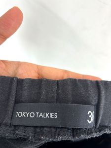 Black &amp; Yellow Striped Joggers