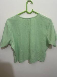 Set Of 4 Cotton Crop Tops