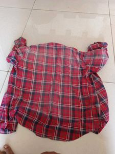 Red Plaid Flannel Shirt