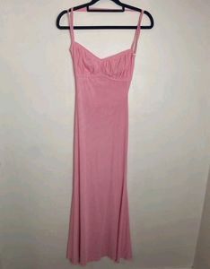 Backless Pink Dress