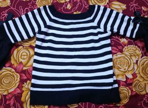 Striped Knit Top and this is perfect for winter se