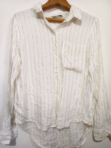 Striped Button-Down Shirt 36 to 38 inches