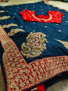 Very Beautiful 😍 Saree With Blouse Marvadi Sare