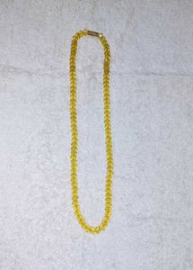 Yellow Beaded Necklace