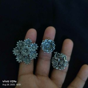 Oxidised Tone Ring Set