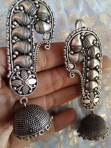 Oxidised Pure Rajwadi Earring