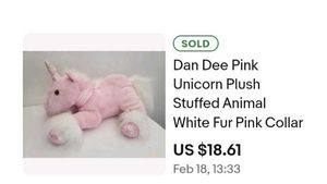 unicorn plush toy,