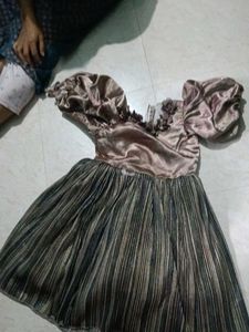 Cute Floral Grey Dress