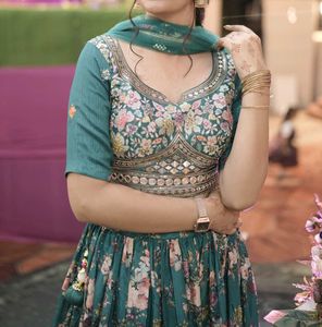 Floral Lehenga Choli Set