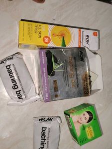 Wow Sunscreen Soap And Oliva Bleach