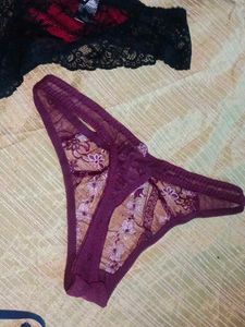 Lace Thong Panties - Bundle of 4