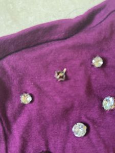 Gorgeous H&amp;M Rhinestone Tshirt Size S