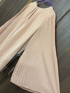 Elegant Pleated Sleeve Blouse