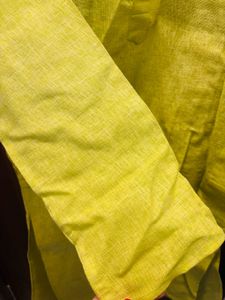 Casual Green Cotton Kurta