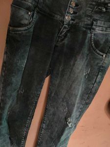 High Waisted Denim Jeans