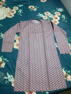Printed Cotton Men&#39;s Kurta 36