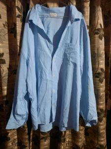 Blue Oversized Shirt