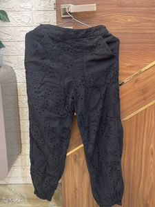Black Cutout Pants